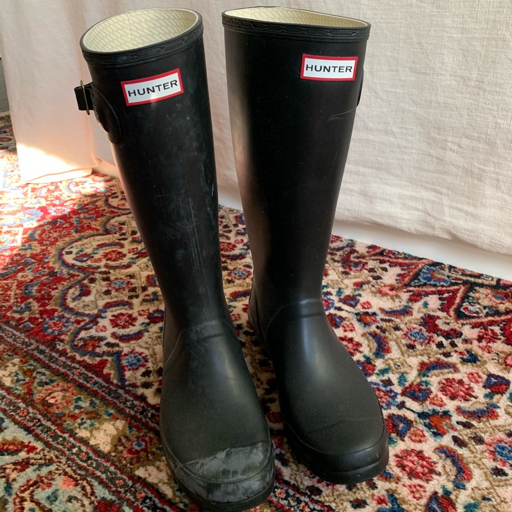 Hunter Huntress 9F tall rain boots